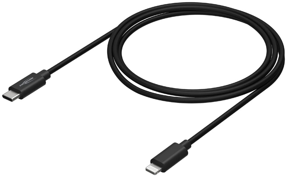 Ansmann Daten- & Ladekabel, Usb-C - Lightning Stecker, 1,2 M