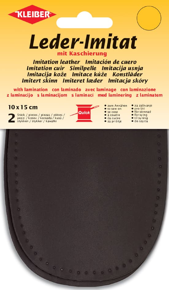 Kleiber Leder-Imitat Mit Kaschierung, 100 X 150 Mm, Braun