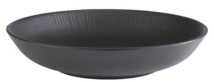 Aps Speiseteller Nero Tief, Durchmesser: 300 Mm, Schwarz