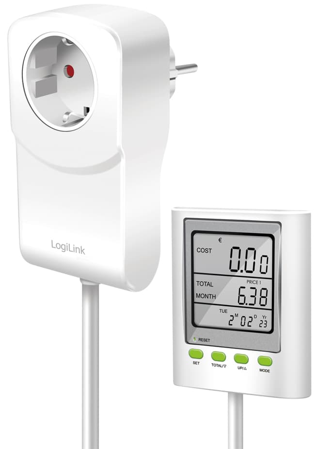 Logilink Energiekosten-Messgerät Mit Co2-Emissionsberechnung