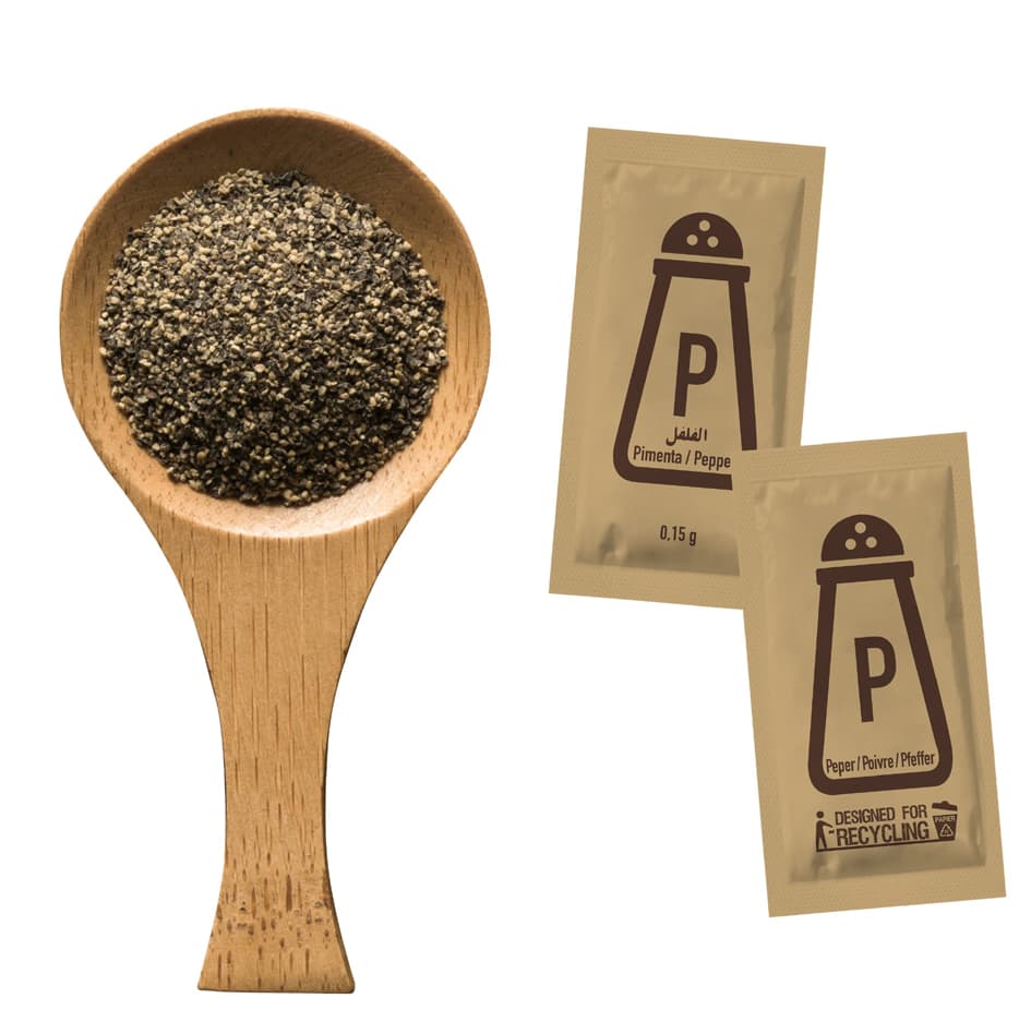 Hellma Pfeffer-Portion, Einzeln Verpackt, Im Karton