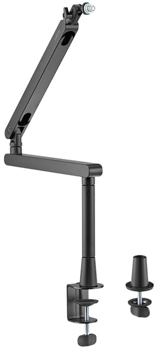Logilink Professioneller Boom-Mikrofonarm, Schwarz