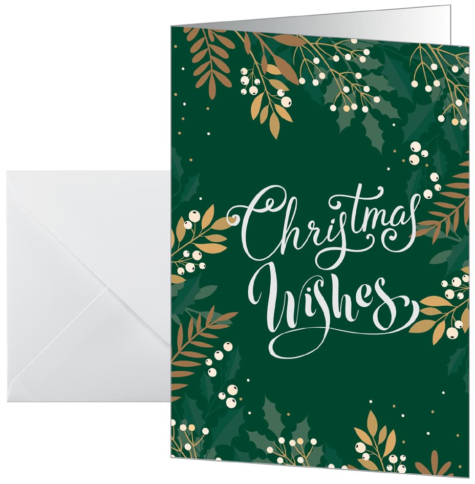 Sigel Weihnachtskarte , Christmas Wishes, , Din A6 Hoch