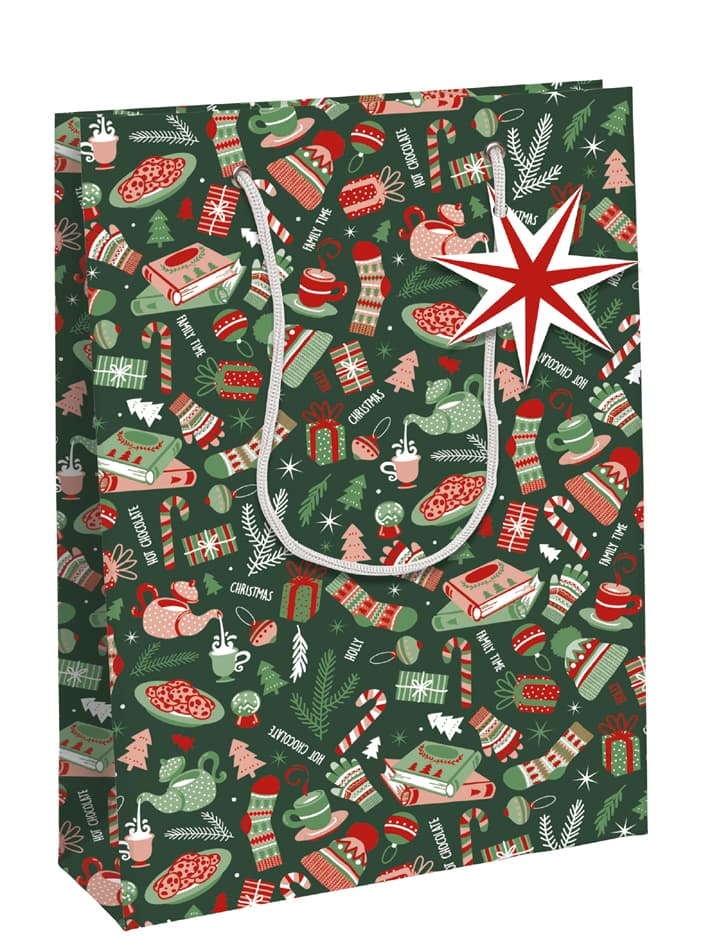 Clairefontaine Weihnachts-Geschenktüte , Cosy, , Mittel