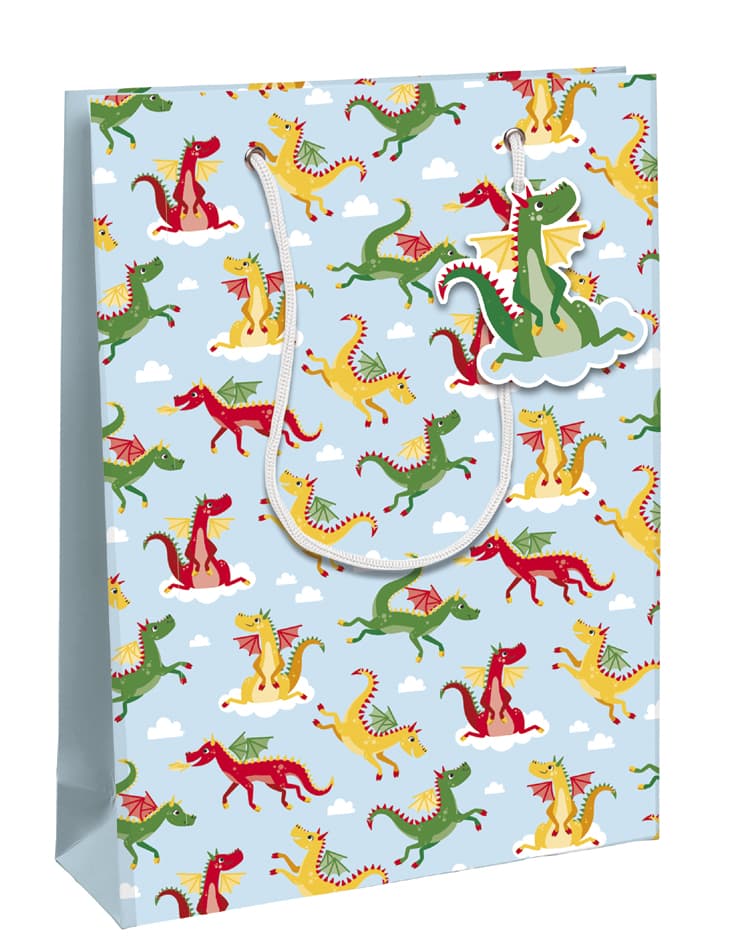 Clairefontaine Geschenktüte , Drachen, , Mittel