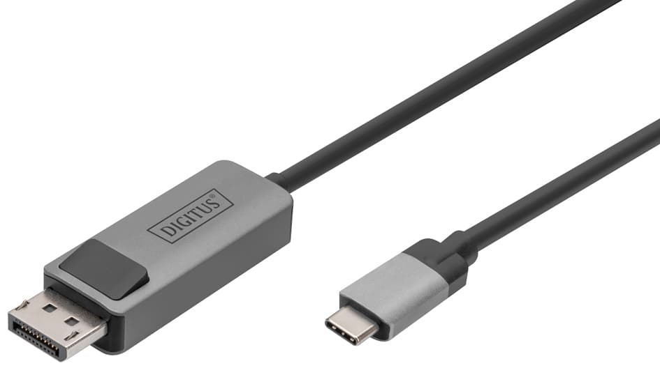 Digitus Bidirektional Adapterkabel, Usb-C - Displayport, 1 M