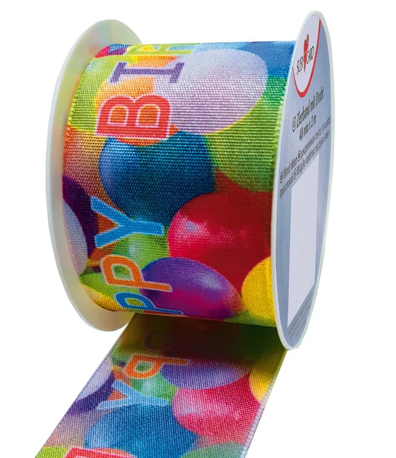 Susy Card Geschenkband Auf Spule , Luftballons,