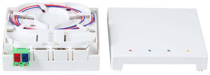 Logilink Ftth Spleißbox, 1x Lcd/Apc, 30 M Verlegekabel, Weiß