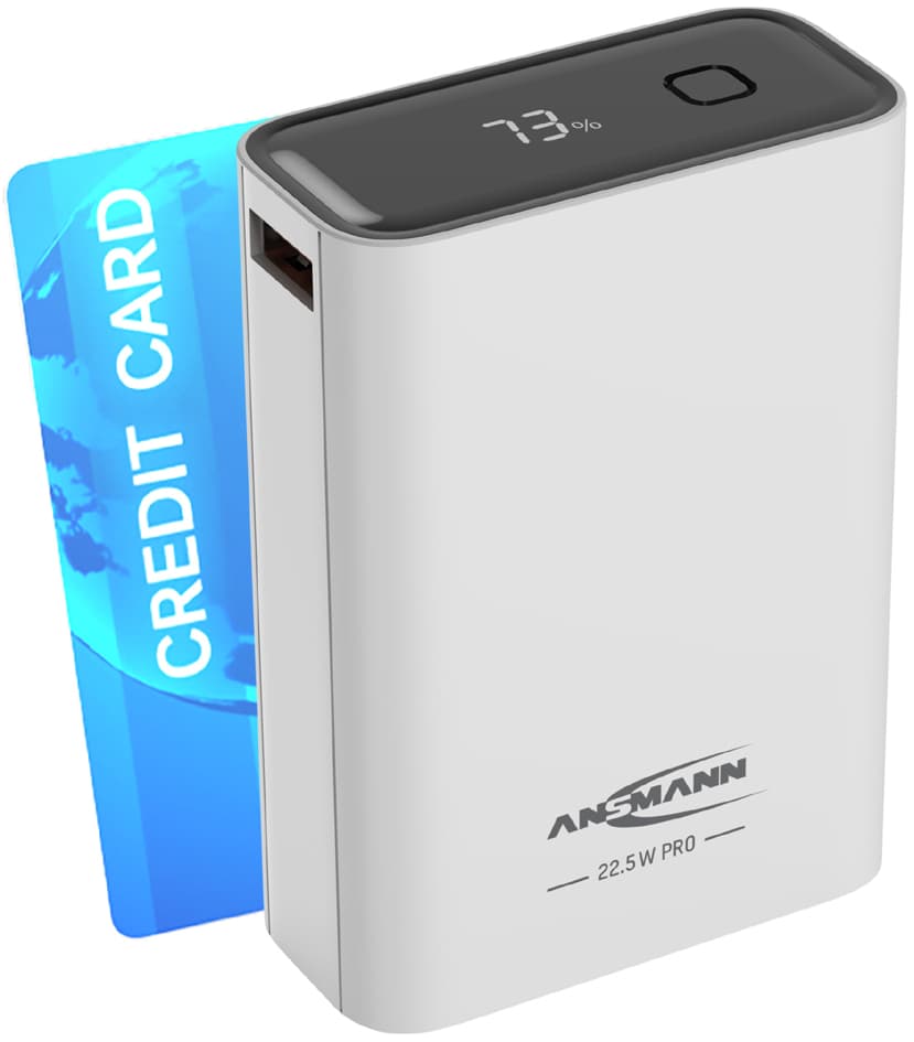 Ansmann Powerbank Pb222pd, 20.000 Mah, Weiß