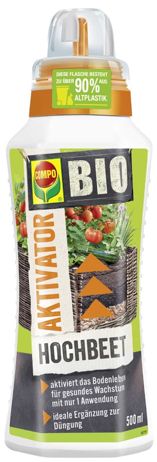 Compo Bio Hochbeet-Aktivator, 500 Ml Dosierflasche