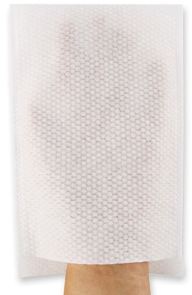 Hygostar Einmal-Waschhandschuh Soft, Aus Spunlace, Weiß