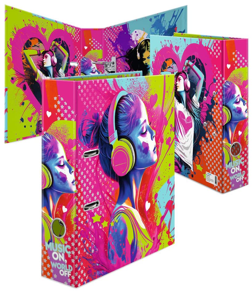 Herma Motivordner , Music Girl, , Din A4, 70 Mm