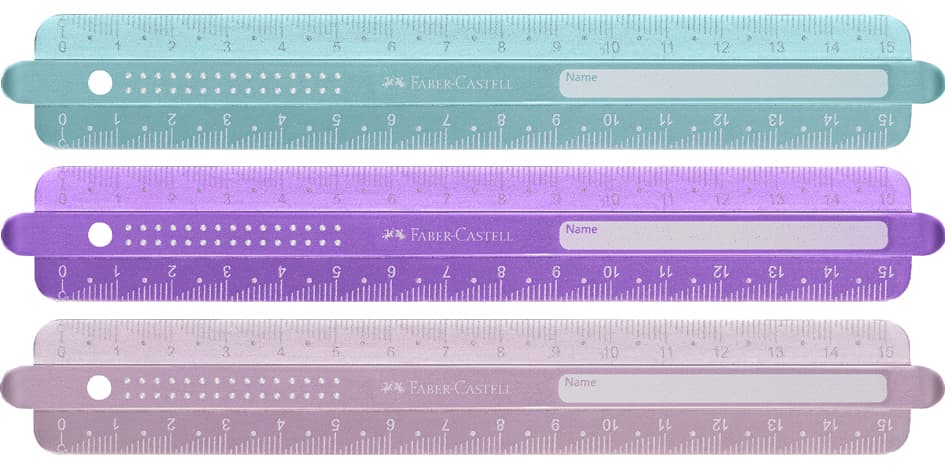 Faber-Castell Lineal Sparkle, 300 Mm, Farbig Sortiert