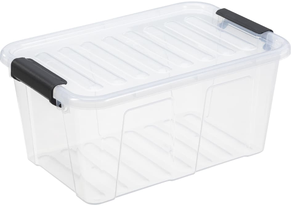 Plast Team Aufbewahrungsbox Home Box, 8,0 Liter, Transparent