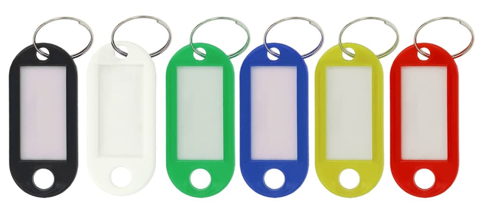 Westcott Schlüsselanhänger Mit Ring, Sortiert, 100er Pack