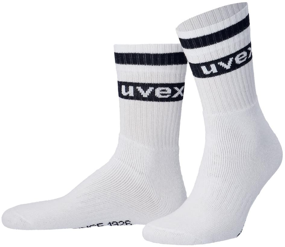 Uvex Socken , Basic, , Weiß, Größe 39-42, 3er Pack