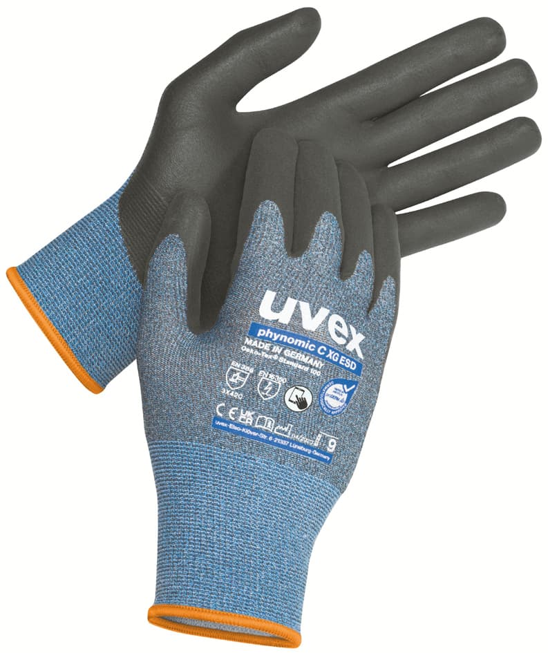 Uvex Schnittschutz-Handschuh Uvex Phynomic C Xg Esd, Gr. 9