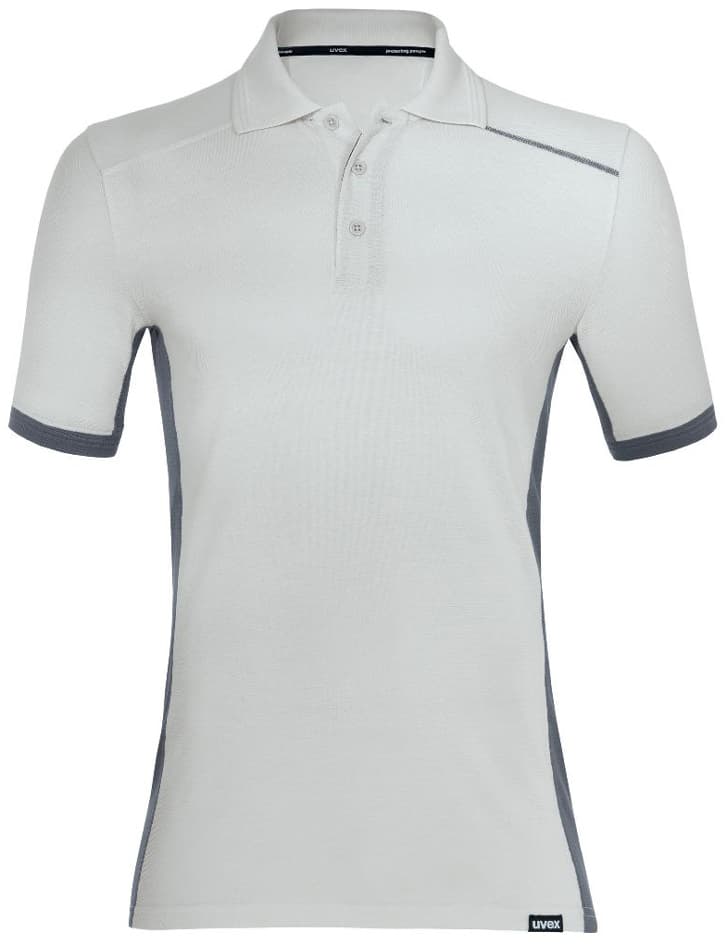 Uvex Herren-Poloshirt Suxxeed Industry, Hellgrau, S
