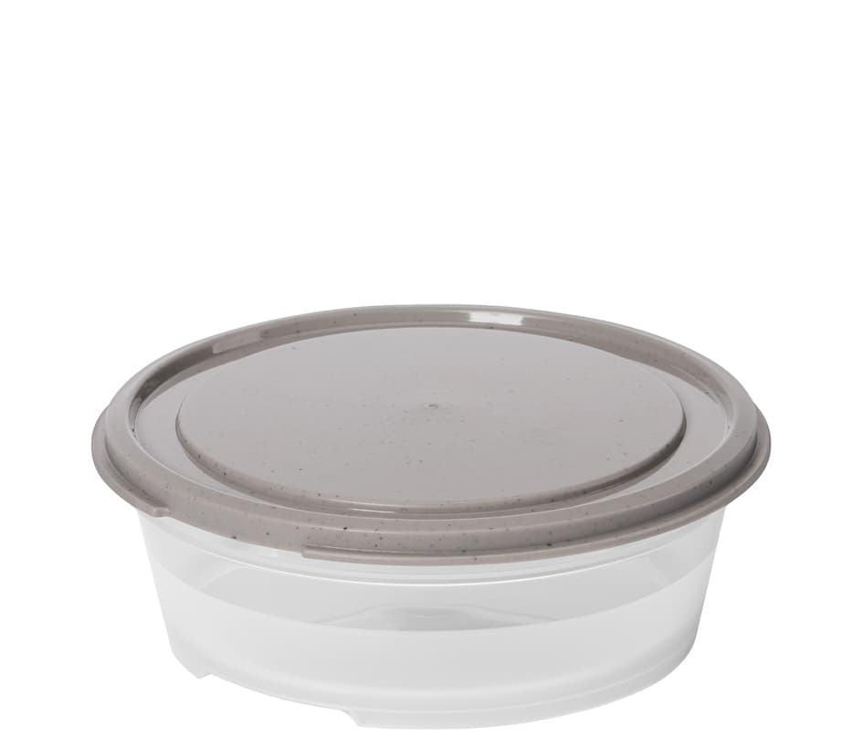 Smartstore Frischhaltedose, Rund, 0,3 L, Grau / Transparent