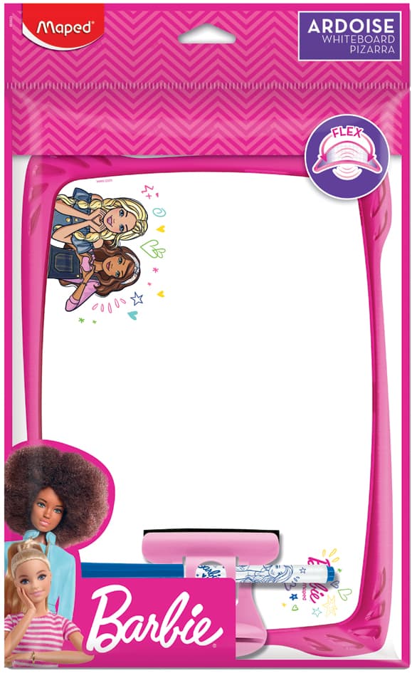 Maped Schreibtafel Barbie, Trocken Abwischbar, Weiß