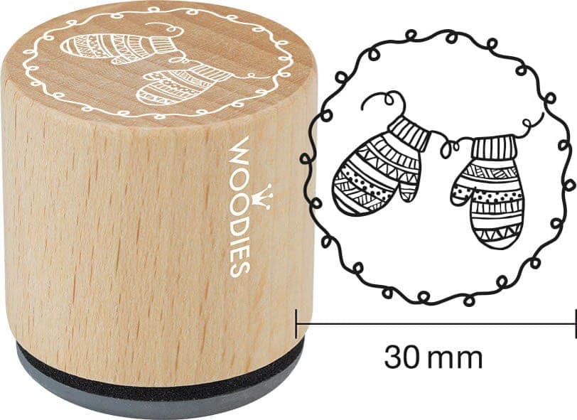 Colop Motiv-Stempel Woodies , Fäustlinge,