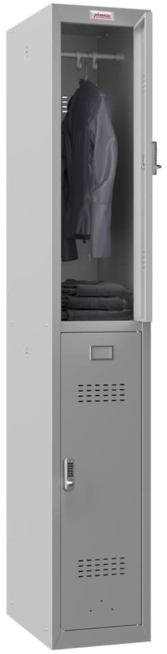Phoenix Spind Pl1230, 2 Türen, Elektronikschloss, Grau