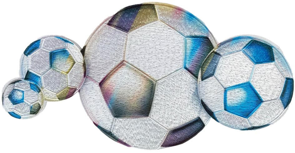 Roth Bügelbild Für Diy-Stoffschultüte, Fußball