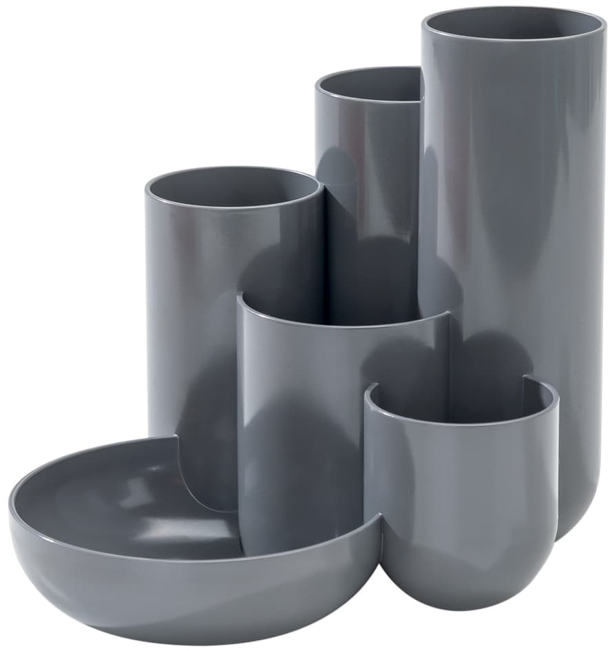 Han Multiköcher Campus, 6 Fächer, Polystyrol, Dunkelgrau