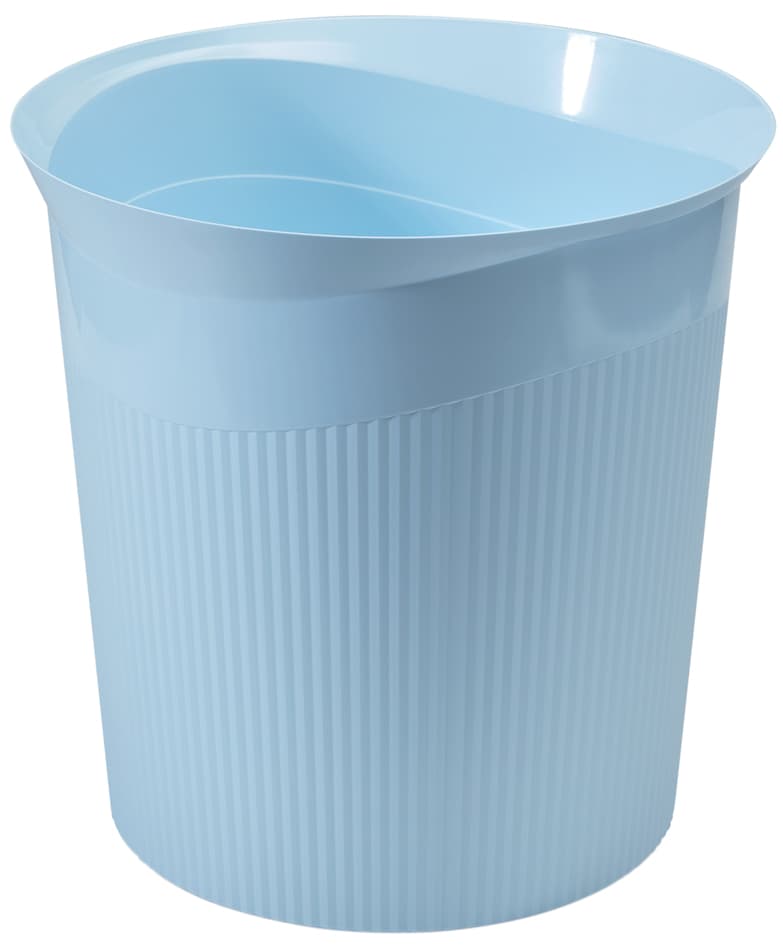Han Papierkorb Re-Loop, Öko-Kunststoff, 13 Liter,Pastellblau