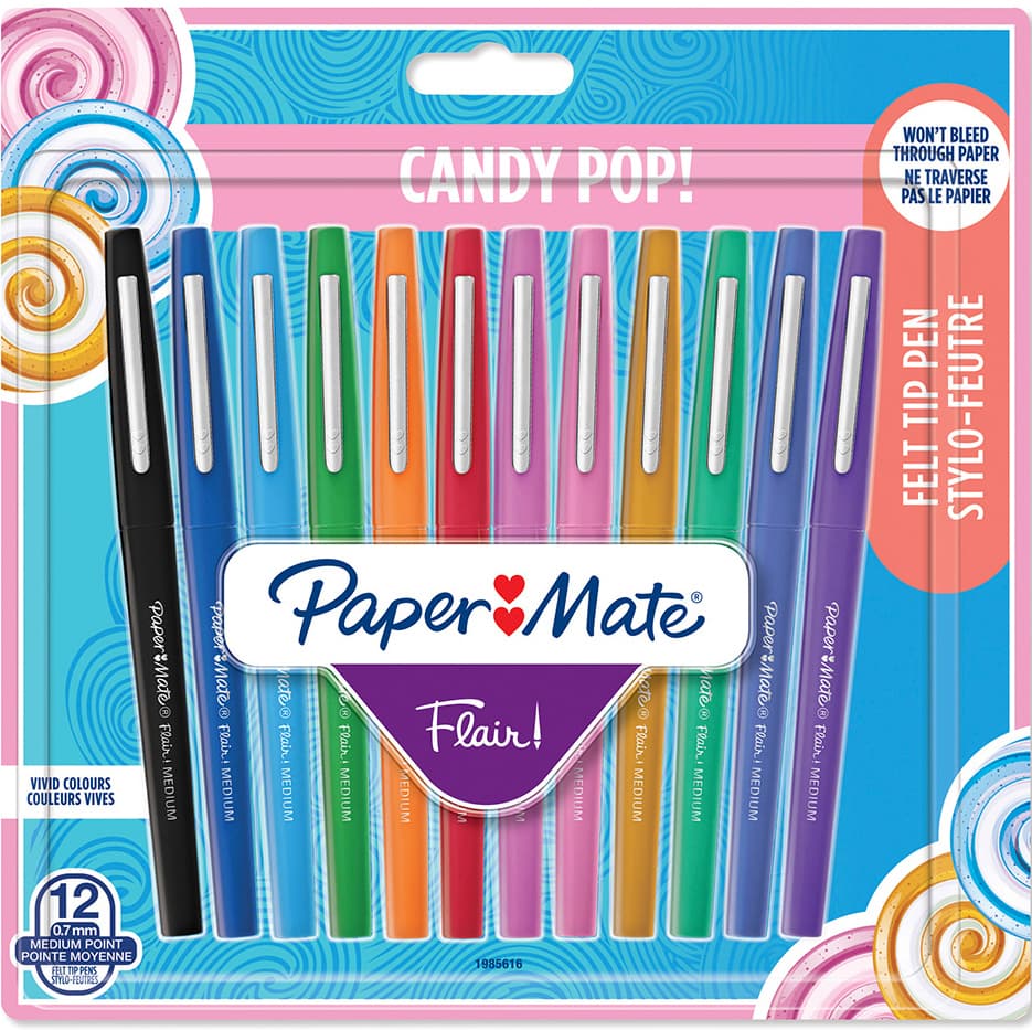 Paper:Mate Faserschreiber Flair , Candy Pop, , 12er Etui