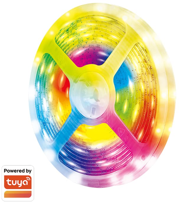 Logilink Wi-Fi Smart Rgb-Led-Lichtband, Selbstklebend, 5 M