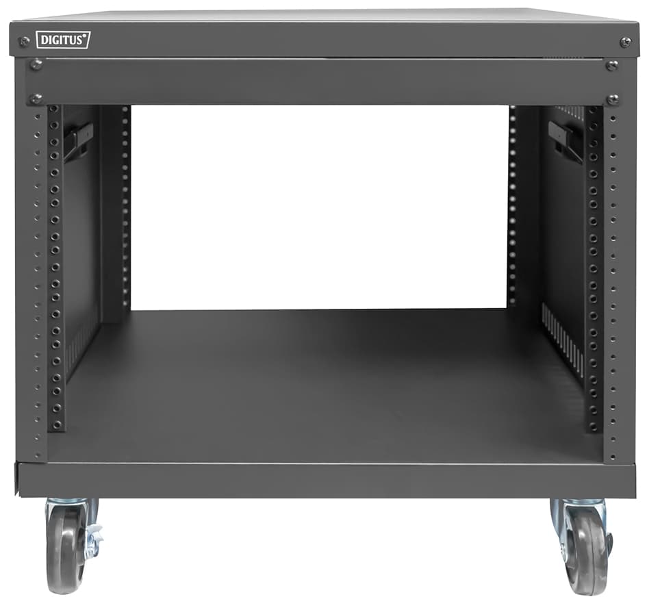 Digitus 19, Universal-Gestell, Mit Rollen, 8he, Schwarz