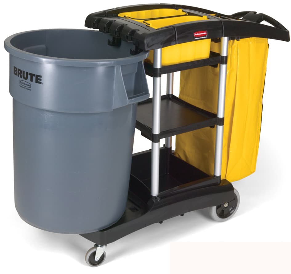 Rubbermaid High-Capacity-Reinigungswagen Fg9t7200, Schwarz