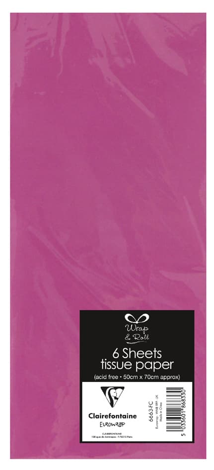 Clairefontaine Seidenpapier, (B)500 X (H)700, Fuchsia