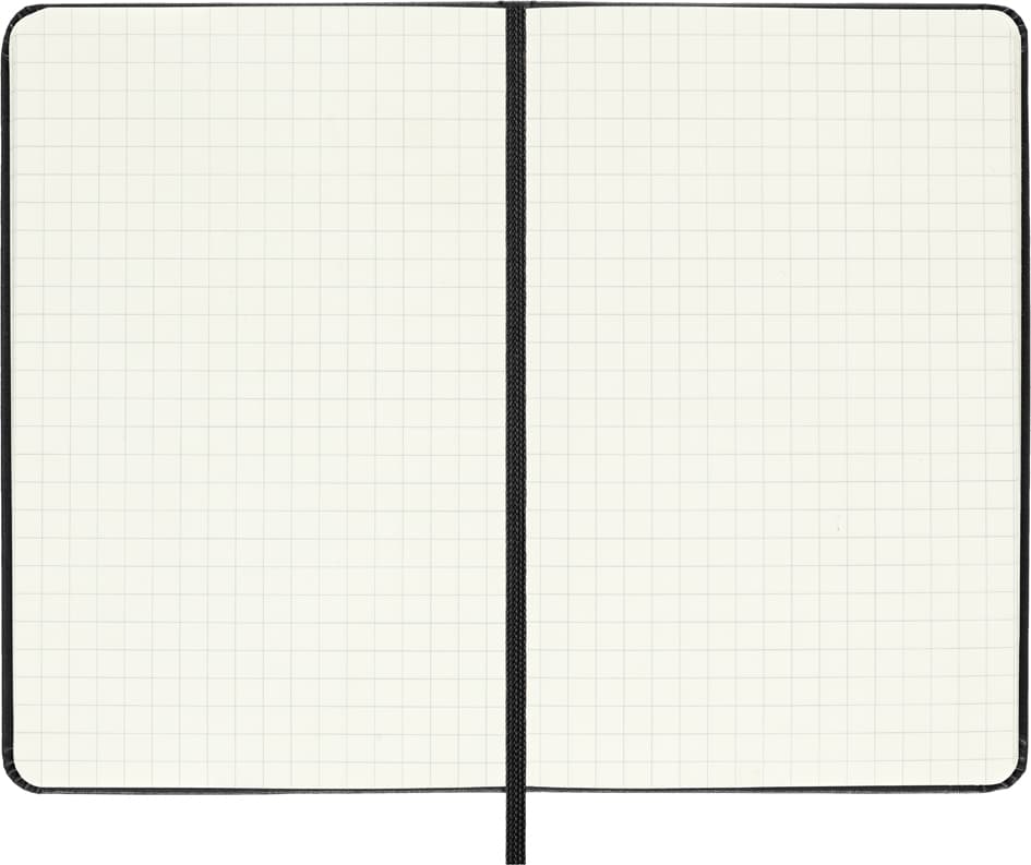 Moleskine Notizbuch, P/A6, Kariert, Hardcover, Schwarz