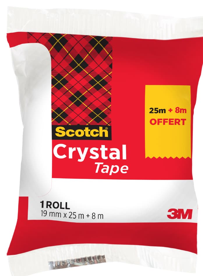 Scotch Klebefilm Crystal, Transparent, Vorteilspack