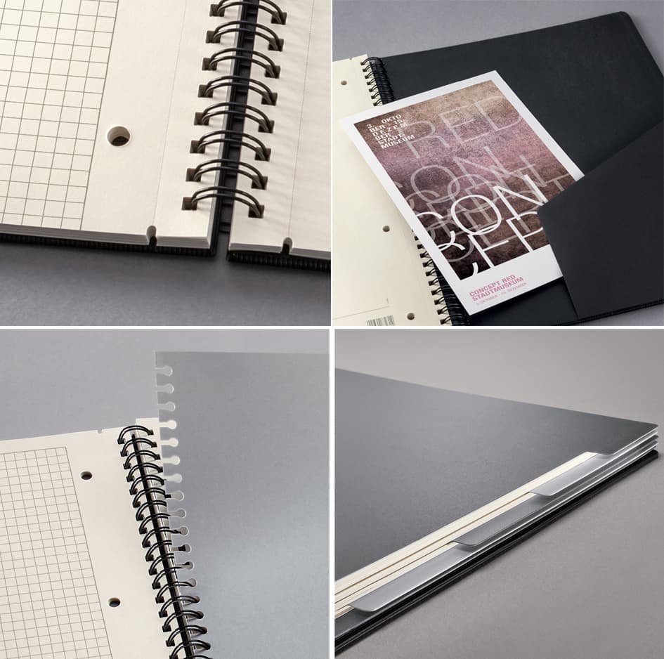Sigel Collegeblock Conceptum Mit Register, Din A4, Kariert