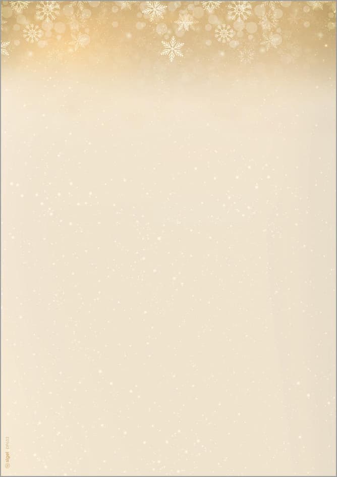 Sigel Weihnachts-Motiv-Papier , Golden Christmas Night, , A4