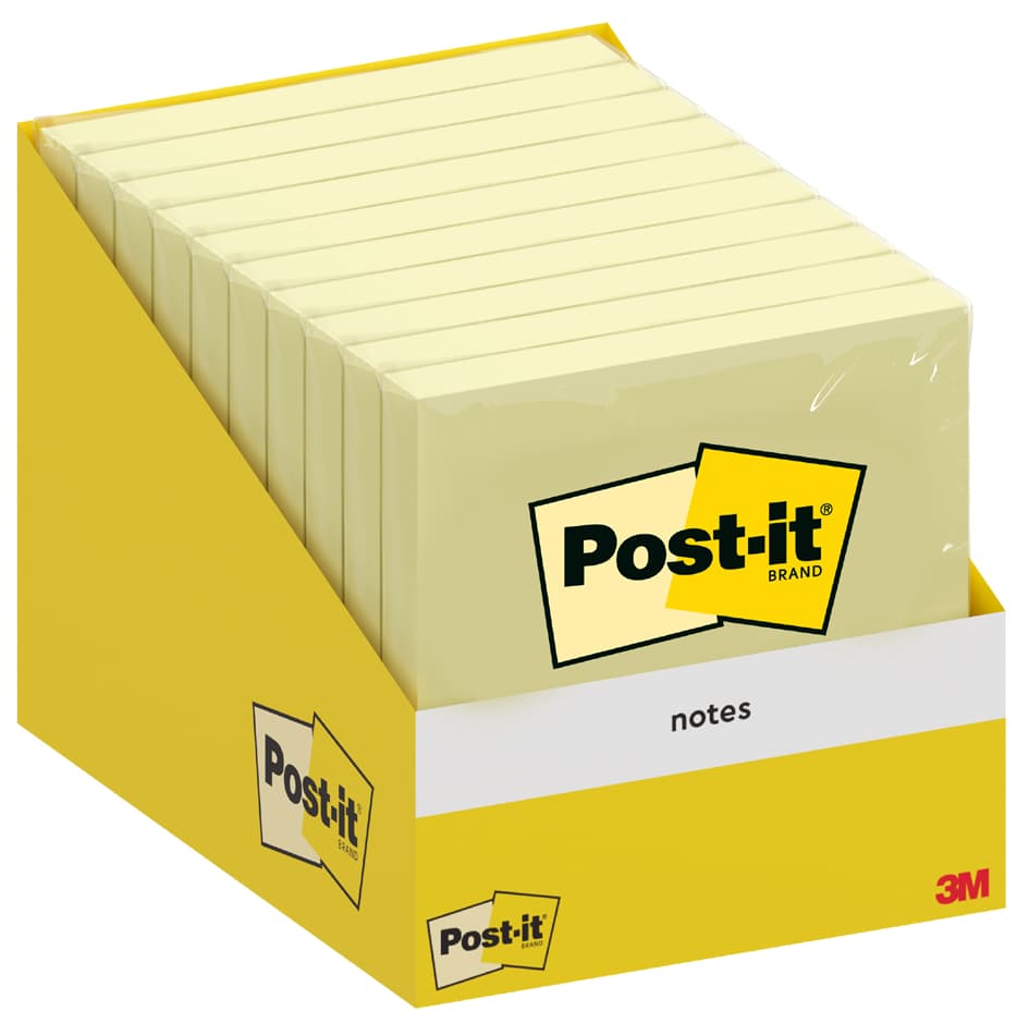 Post-It Haftnotizen, 76 X 76 Mm, Gelb