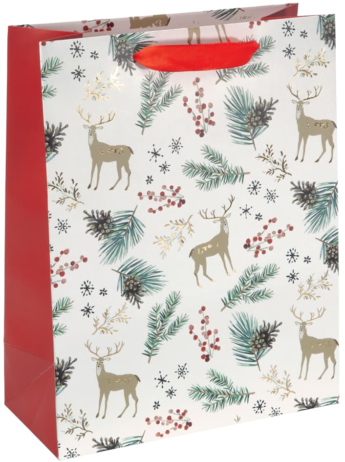 Sigel Weihnachts-Geschenktüte , Christmas Motifs Watercolor,