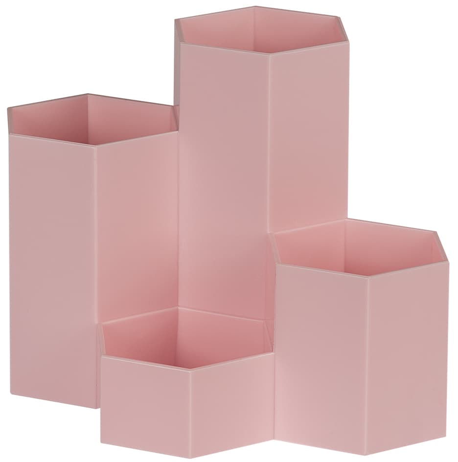 Wedo Multiköcher Honeycomb, 4 Fächer, Pp, Rosa