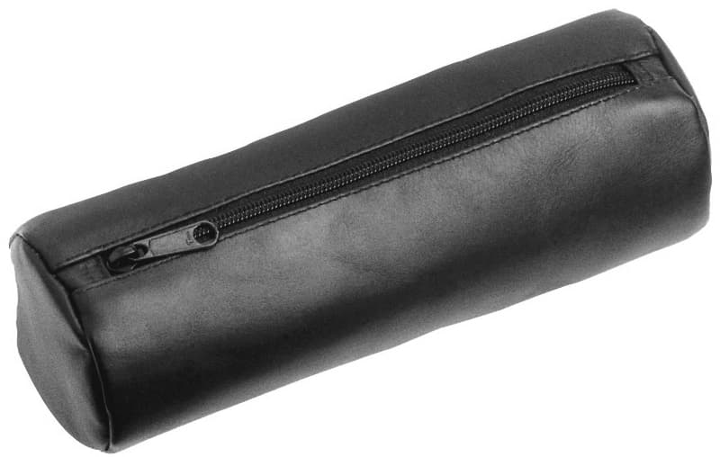 Alassio Schlamper-Rolle Xxl, Aus Leder, Schwarz
