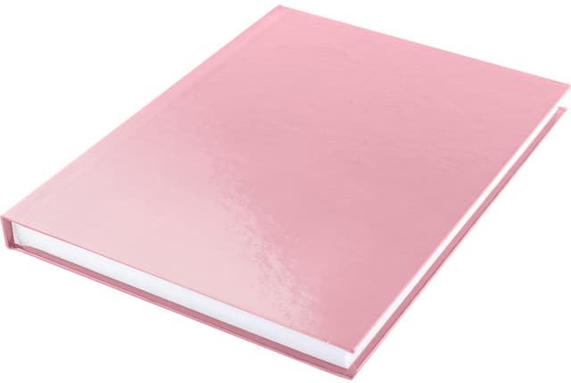 Kangaro Notizbuch, Din A5, 80 Blatt, Liniert, Pastellrosa