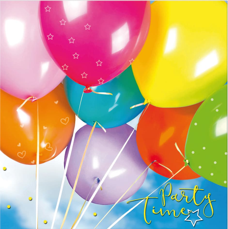 Susy Card 3d-Grußkarte , Luftballon,