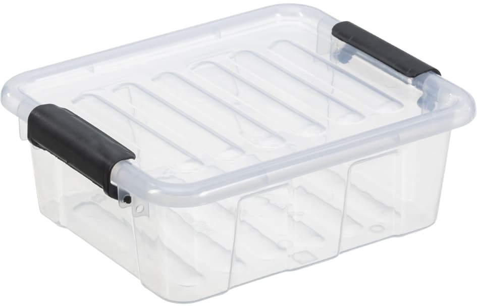 Plast Team Aufbewahrungsbox Home Box, 1,5 Liter, Transparent