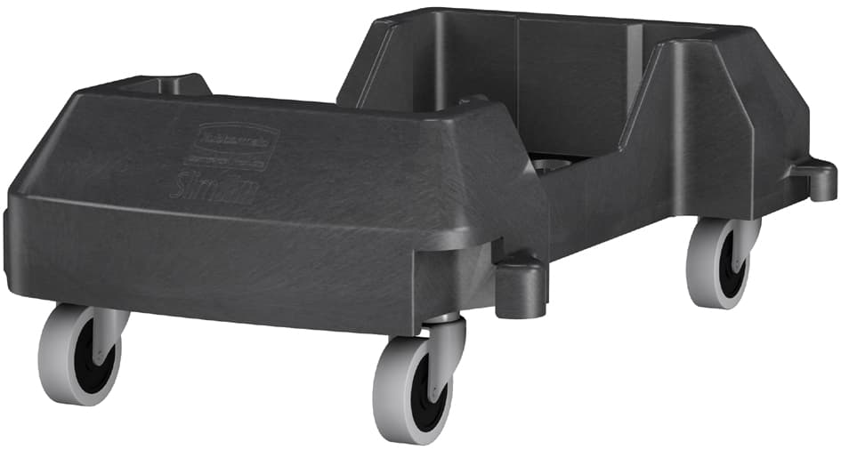 Rubbermaid Transportroller Slim Jim, Erweiterbar, Schwarz