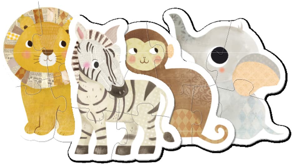 Apli Kids Puzzle , My First Savanna, , 16 Teile