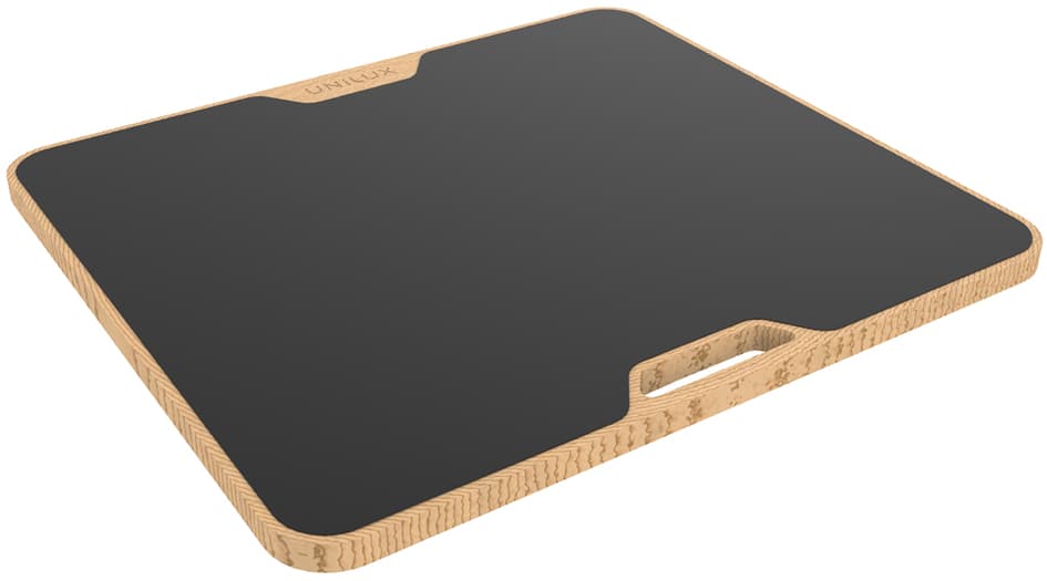 Unilux Fußwippe Balancy, Schwarz/Holz