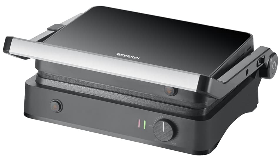 Severin Kontaktgrill Sevini Lite Kg 2398, Glas / Schwarz