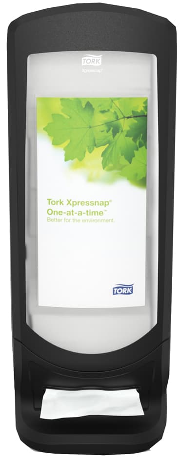 Tork Xpressnap Servietten-Spender Signature Line, Schwarz